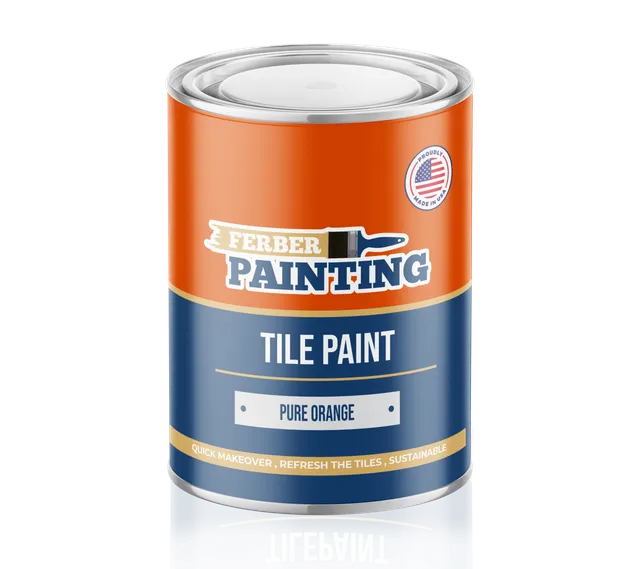 Ferber Painting Tile Paint Pure Orange flismaling oransje matt