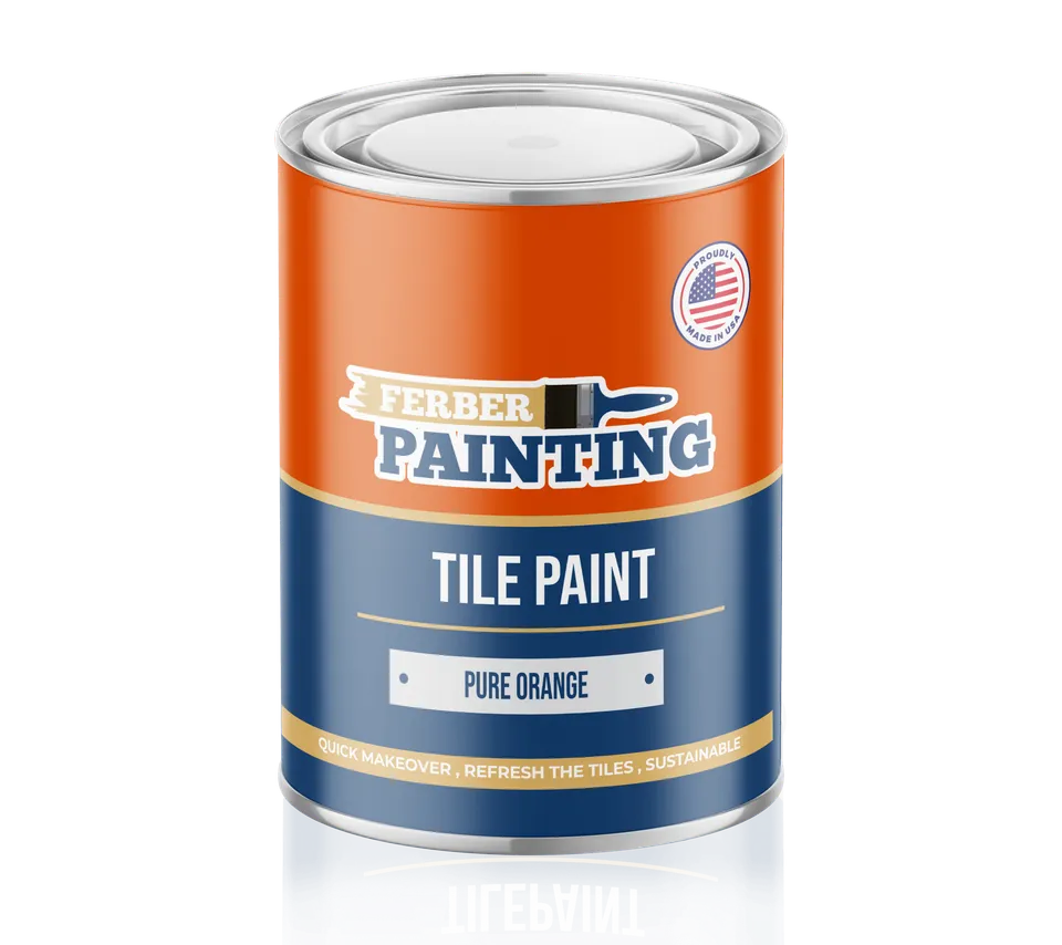 Ferber Painting Tile Paint Pure Orange flismaling oransje matt