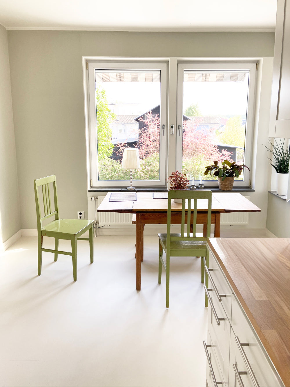 Ovolin 1700-talls Grön 5-452 maling prøve grønn