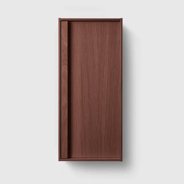 Toniton H2 veggskap 32 cm Reddish Brown venstrehengslet