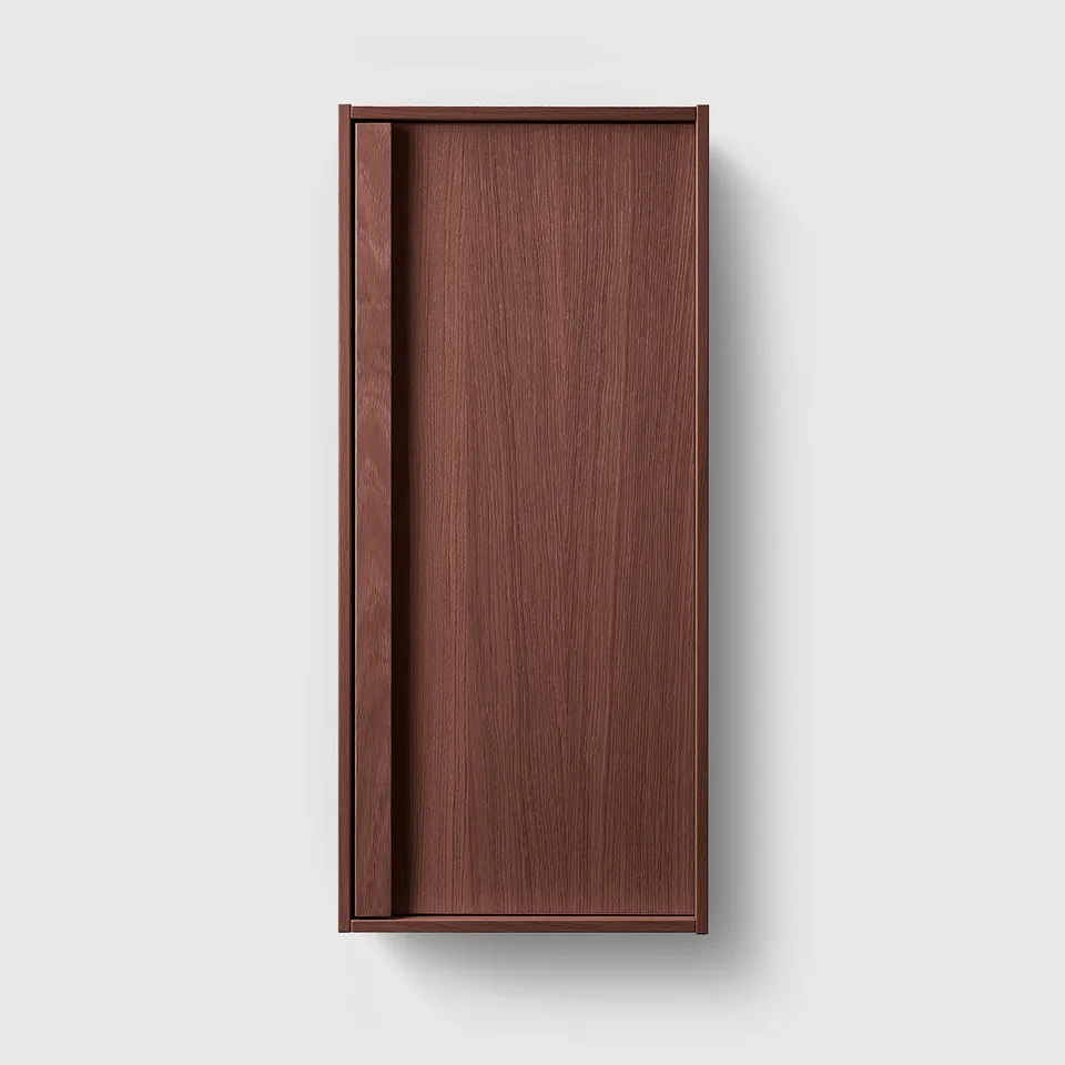 Toniton H2 veggskap 32 cm Reddish Brown venstrehengslet