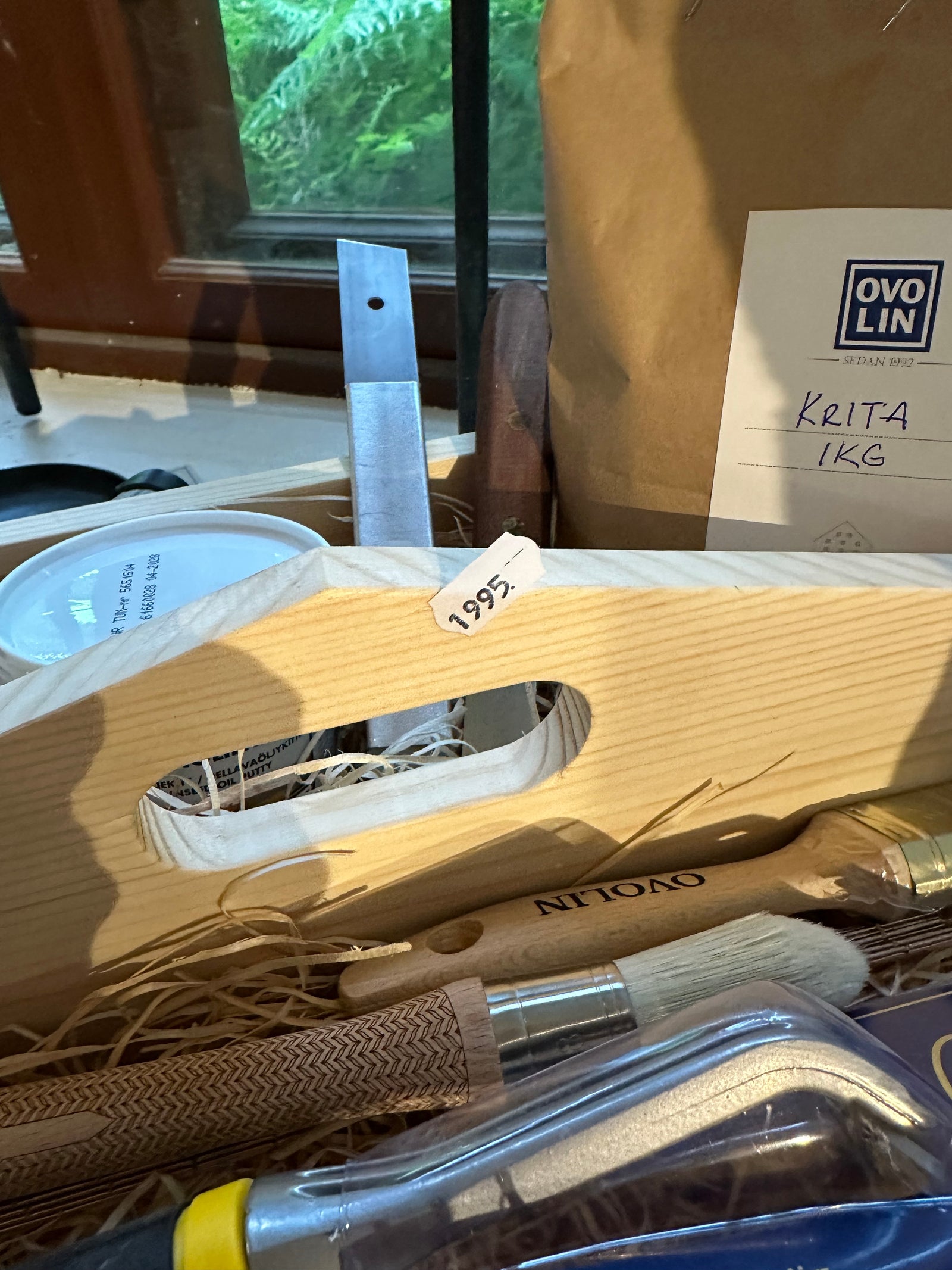 Ovolin vindusrenovering startsett i trekasse