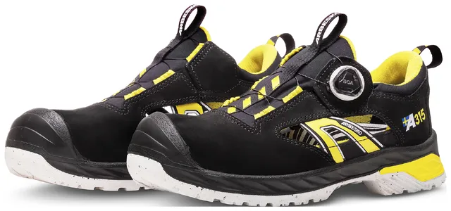 C. Christoffersen 315 vernesandal S1 svart/gul ESD
