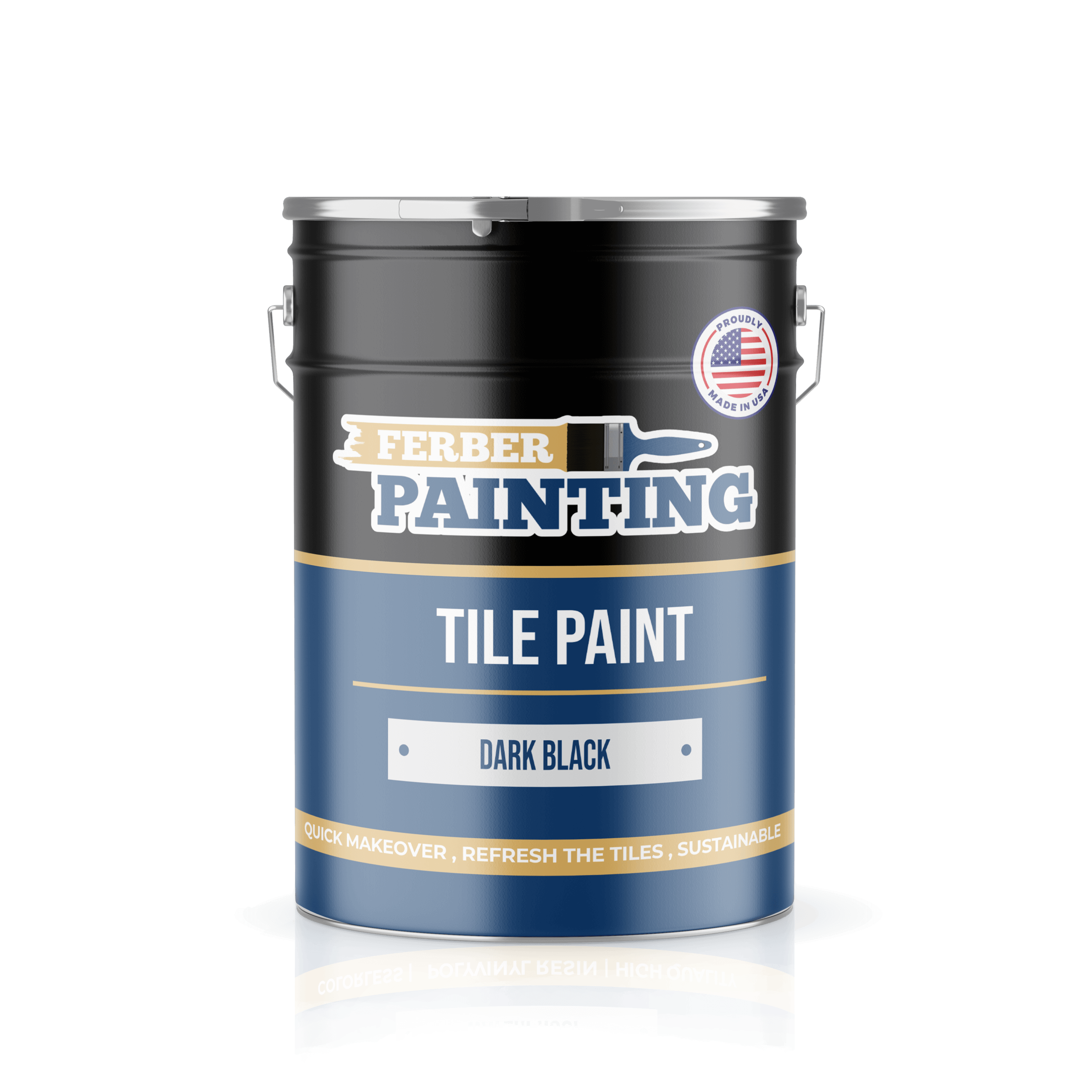 Ferber Painting Tile Paint flismaling svart matt