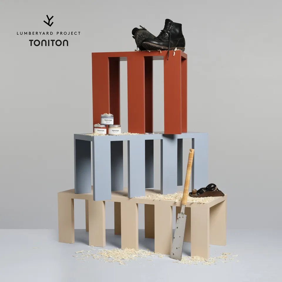 Toniton Arcade Small soffbord Brick Red 05 håndlaget