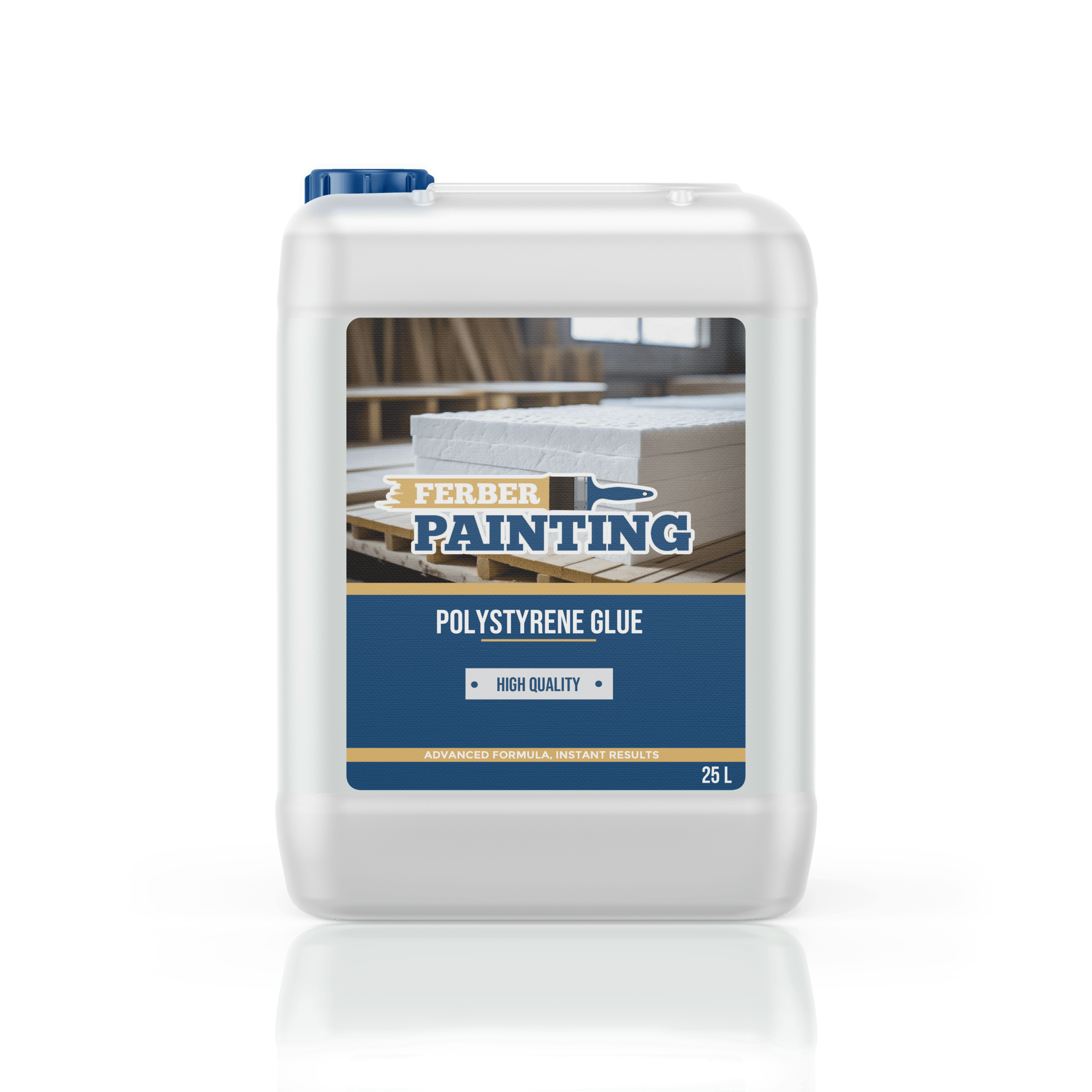 Ferber Painting isoporlim skånsomt for polystyren