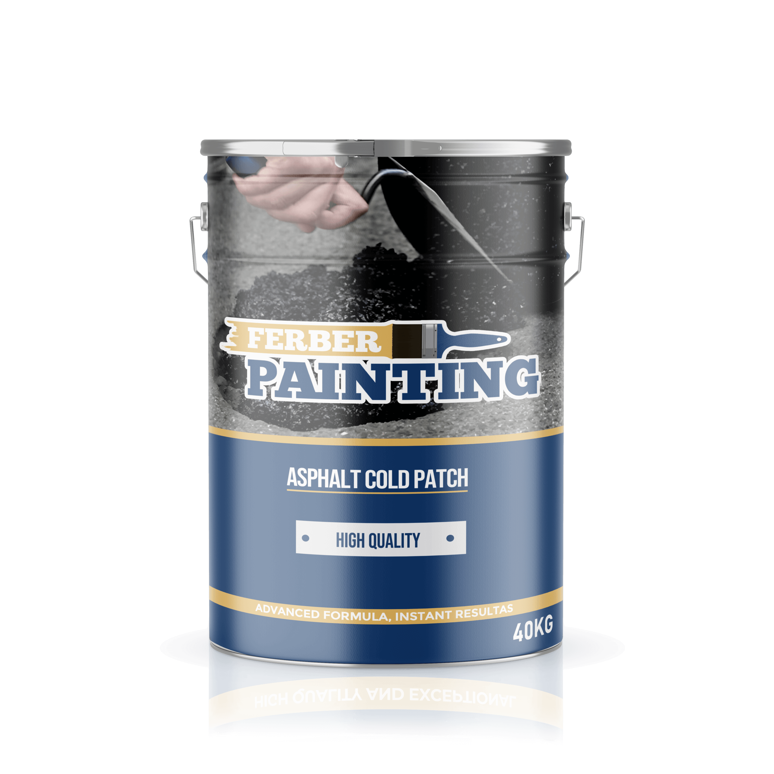 Ferber Painting kaldasfalt 10 kg for hull i asfalt