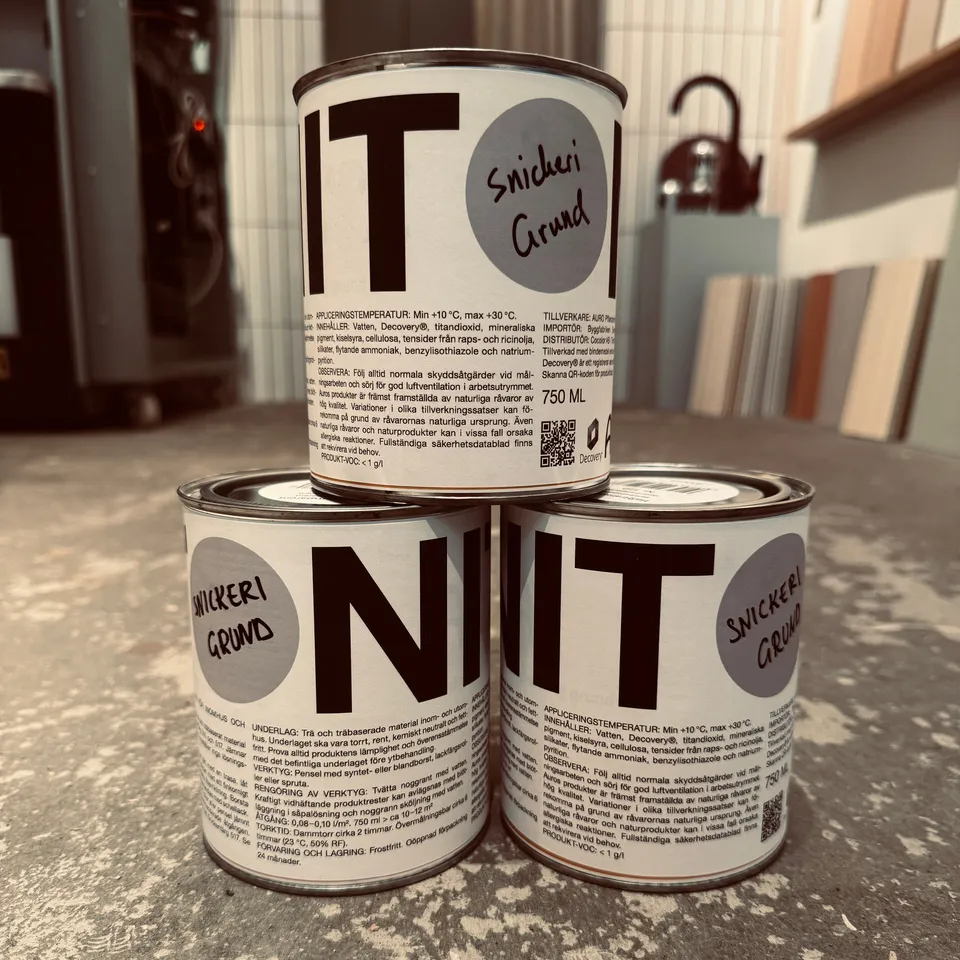 Toniton Grundfärg Snickeri grunning treverk 750 ml