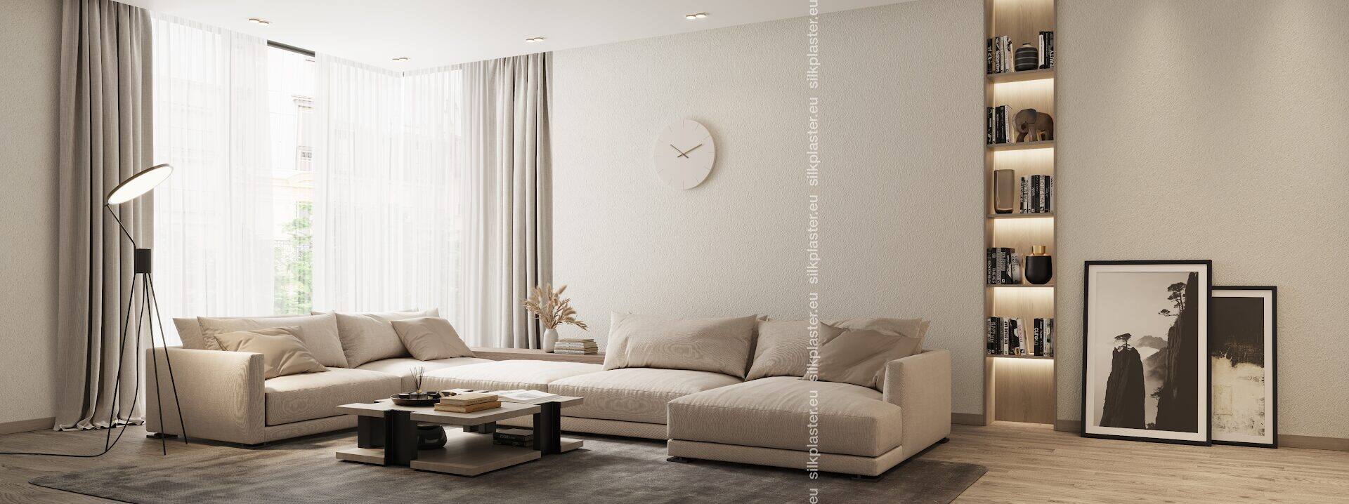 Silk Plaster Standard flytende tapet veggbelegg lys matt