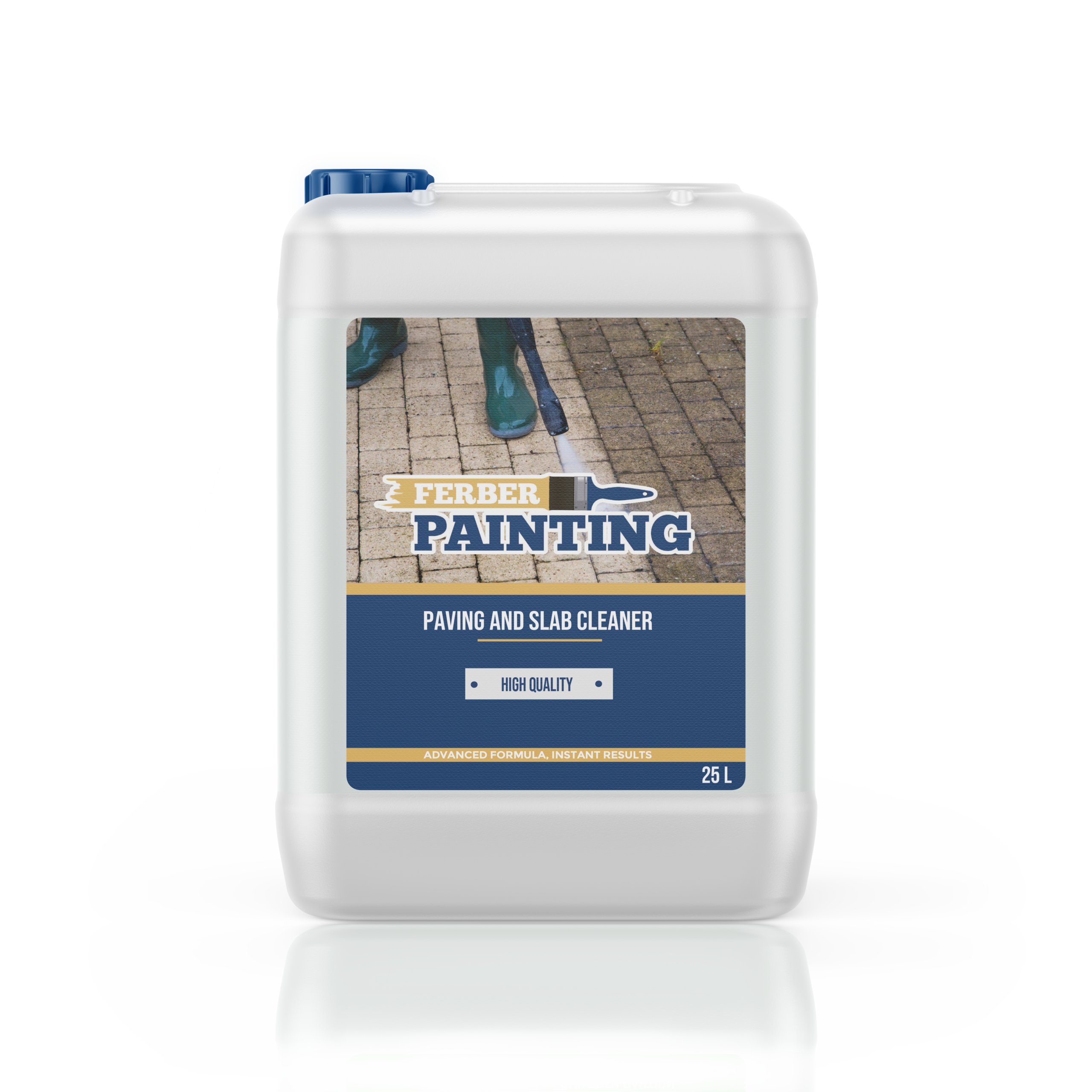 Ferber Painting belegningsrens steinrens kraftig