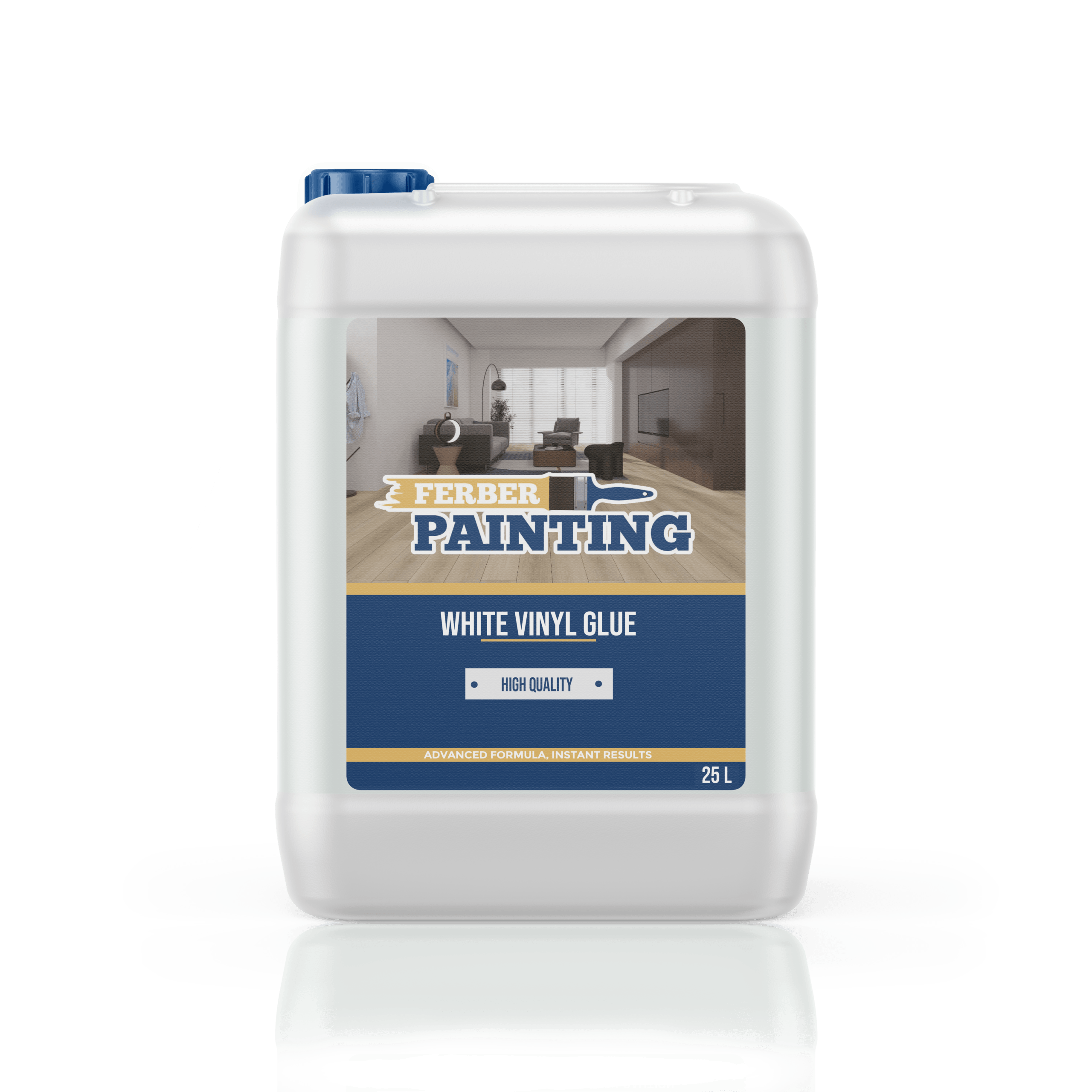 Ferber Painting hvitt vinyllim vinyl presis sterk