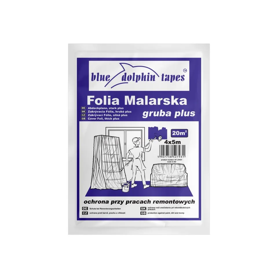 Blue Dolphin Gruba Plus tykk dekkefilm gulv møbel