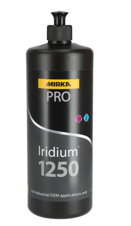 Mirka Pro Iridium 1250 polermiddel 1 liter blank