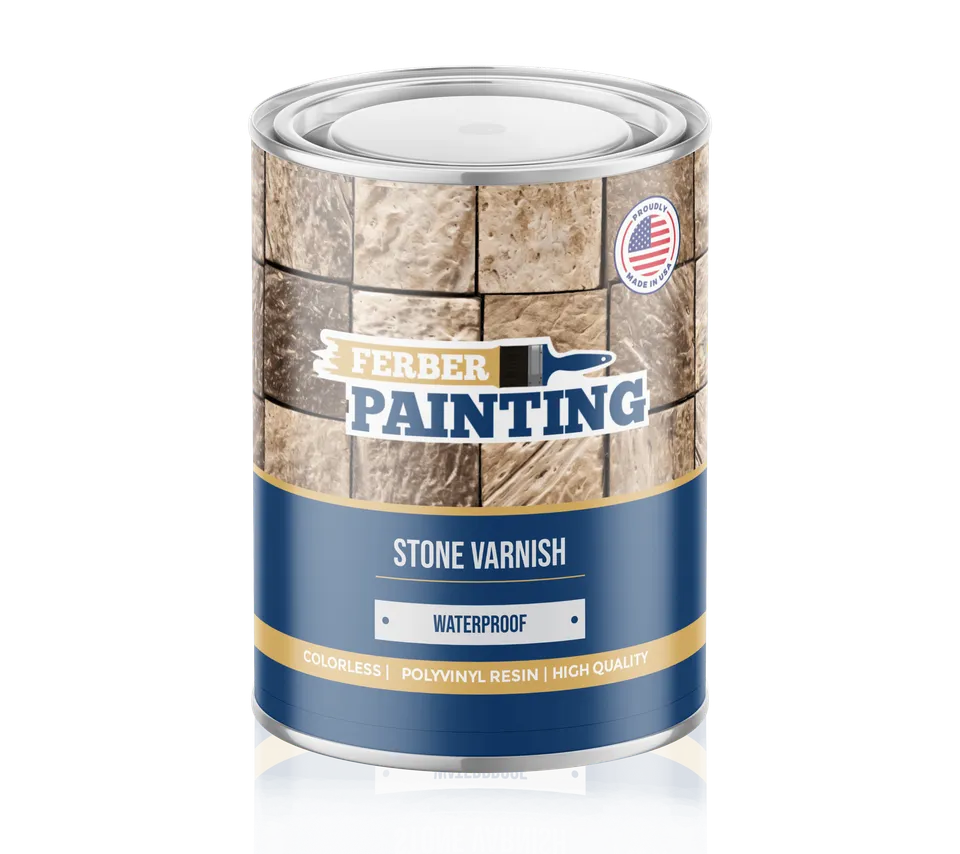 Ferber Painting Stone Varnish steinlakk blank slitesterk