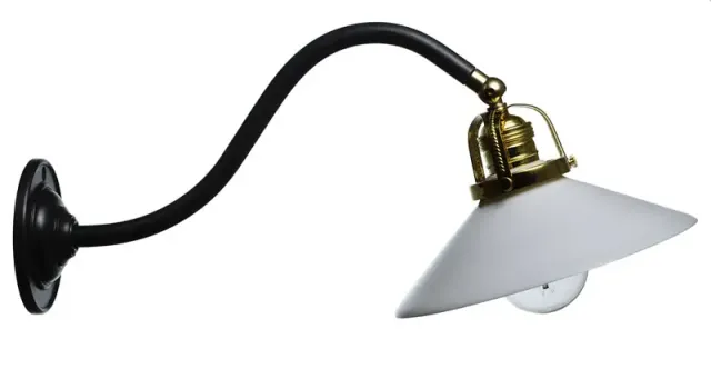 Gysinge Pelles enkel vegglampe svart jern