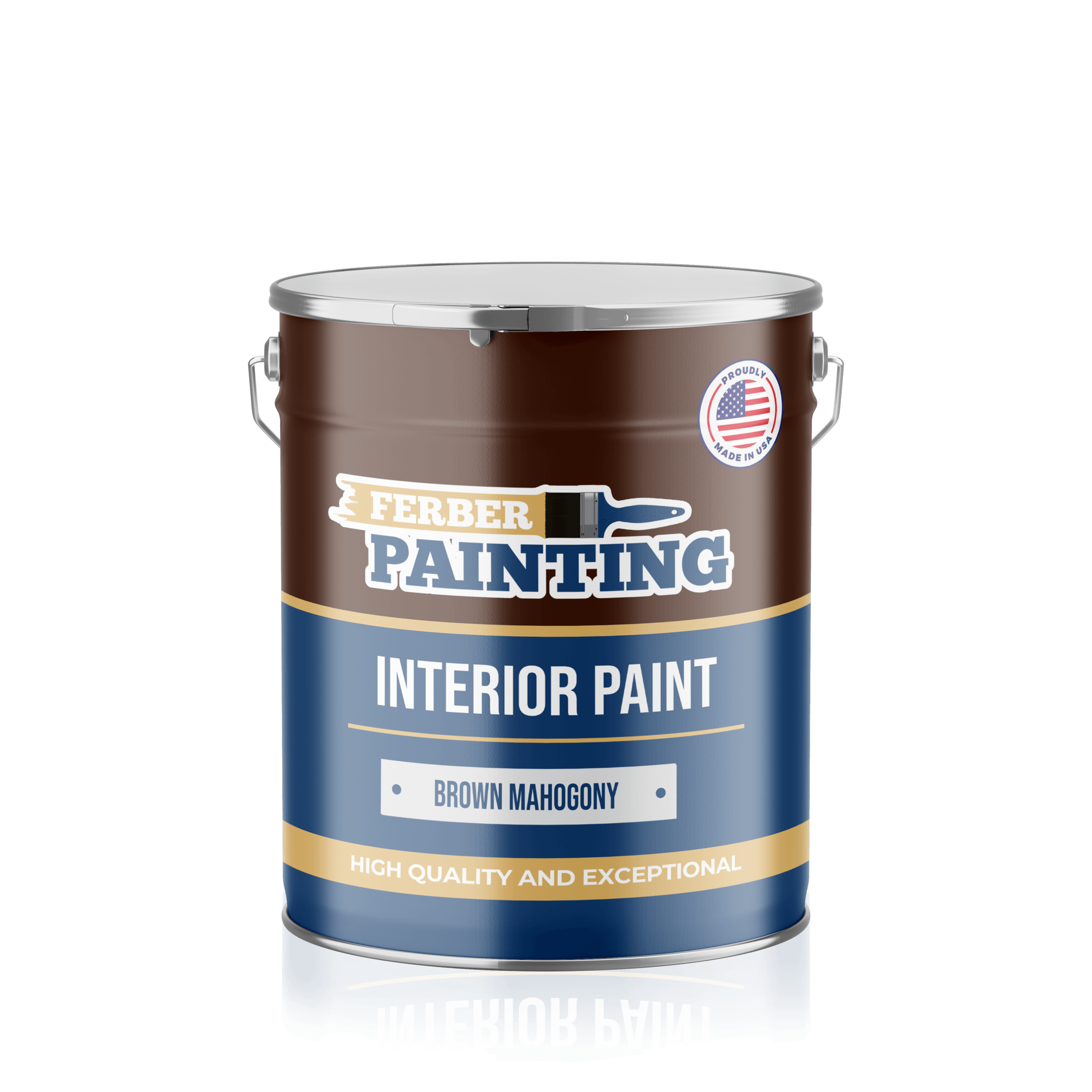 Ferber Painting interiørmaling mahogni brun dekkende