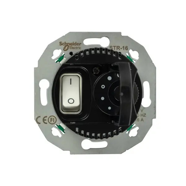 Gysinge Romtermostat 16A svart elektronisk Schneider