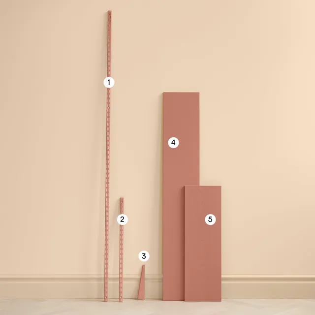 Toniton Shelf 142x25 hylle peach 142 cm