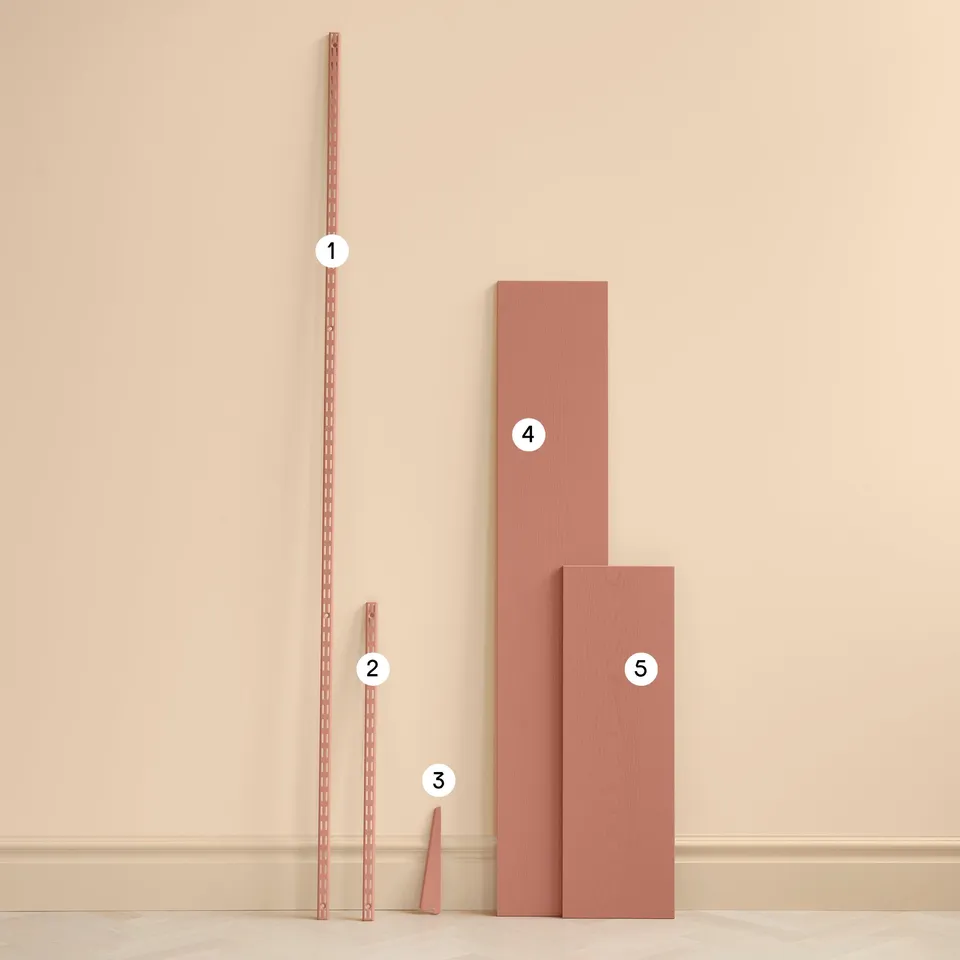 Toniton Shelf 142x25 hylle peach 142 cm