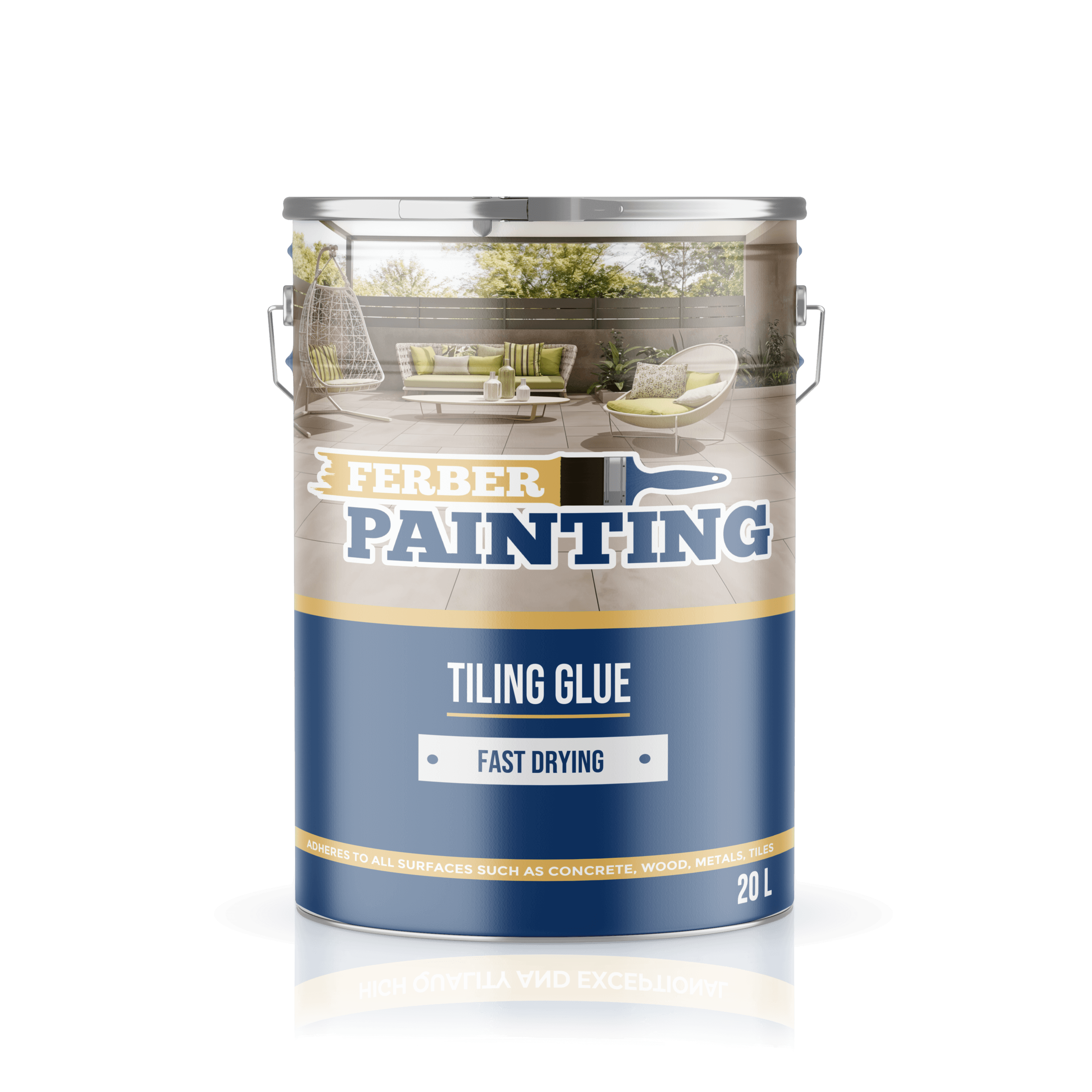 Ferber Painting flislim sterk heft keramikk og stein