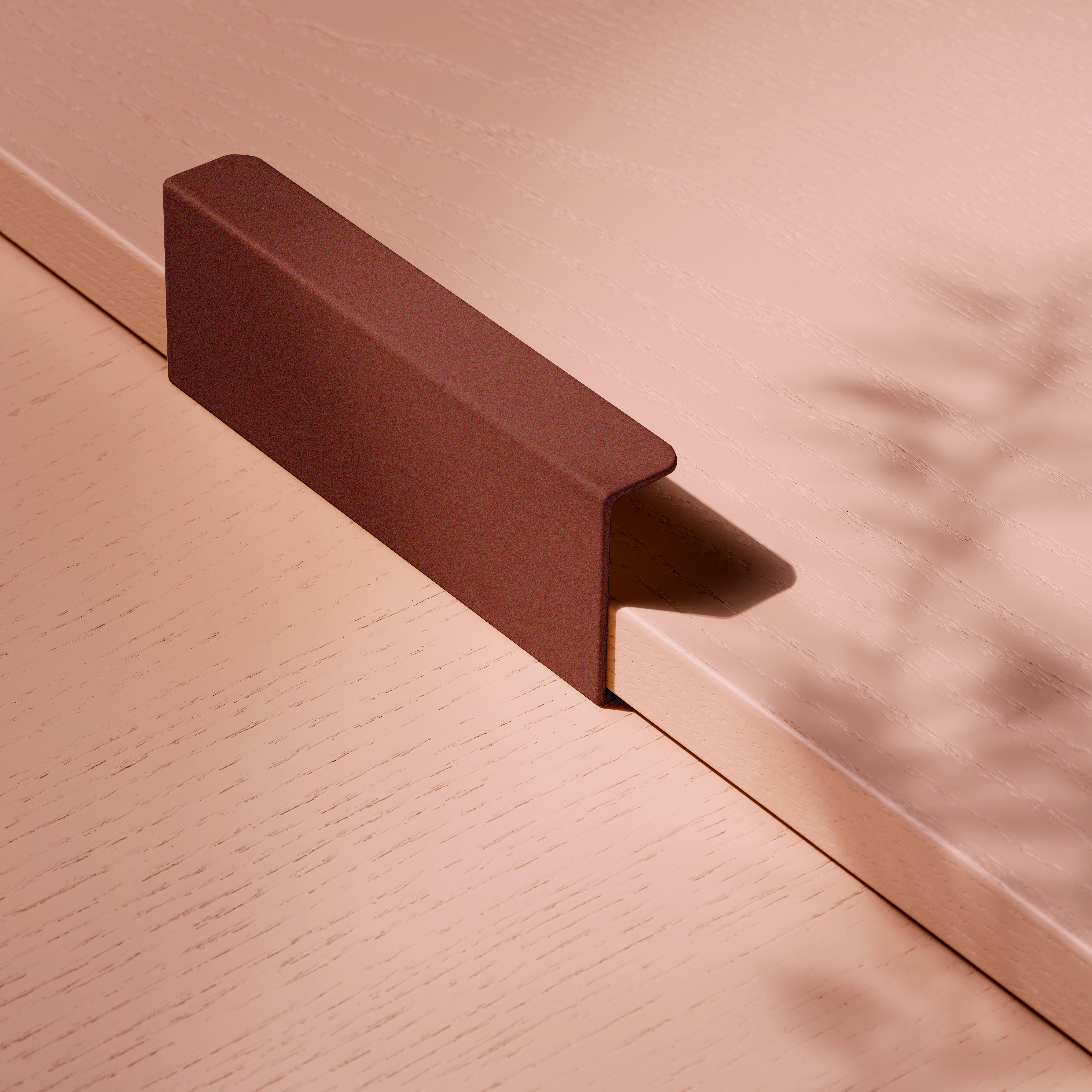 Toniton Hide 120 møbelhåndtak Reddish Brown metall