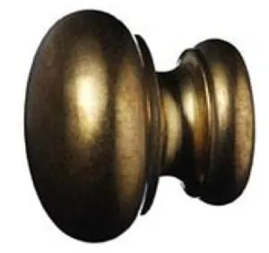 Gysinge knopp messing 30 mm til dør og skuff massiv