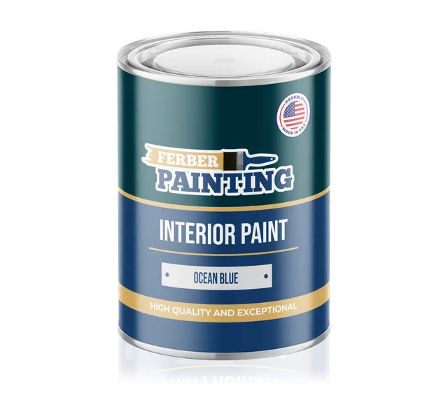Ferber Painting interiørmaling havblå matt vaskbar