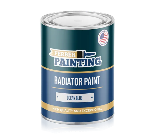 Ferber Painting Radiator Paint radiatormaling ocean blue