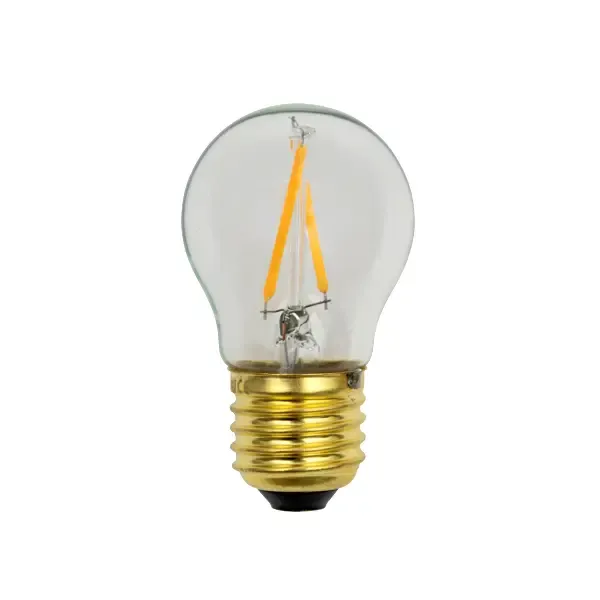 Gysinge LED klar E27 lyspære 1,5W 2100K varmt lys