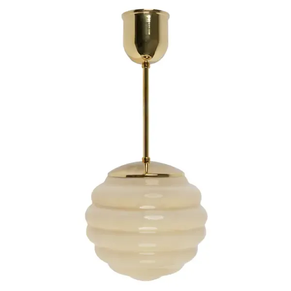 Gysinge Bikupa taklampe gul messing kort