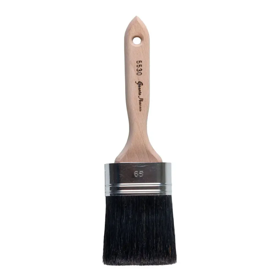 Gysinge Oval Anstryker pensel 65 mm svinebust