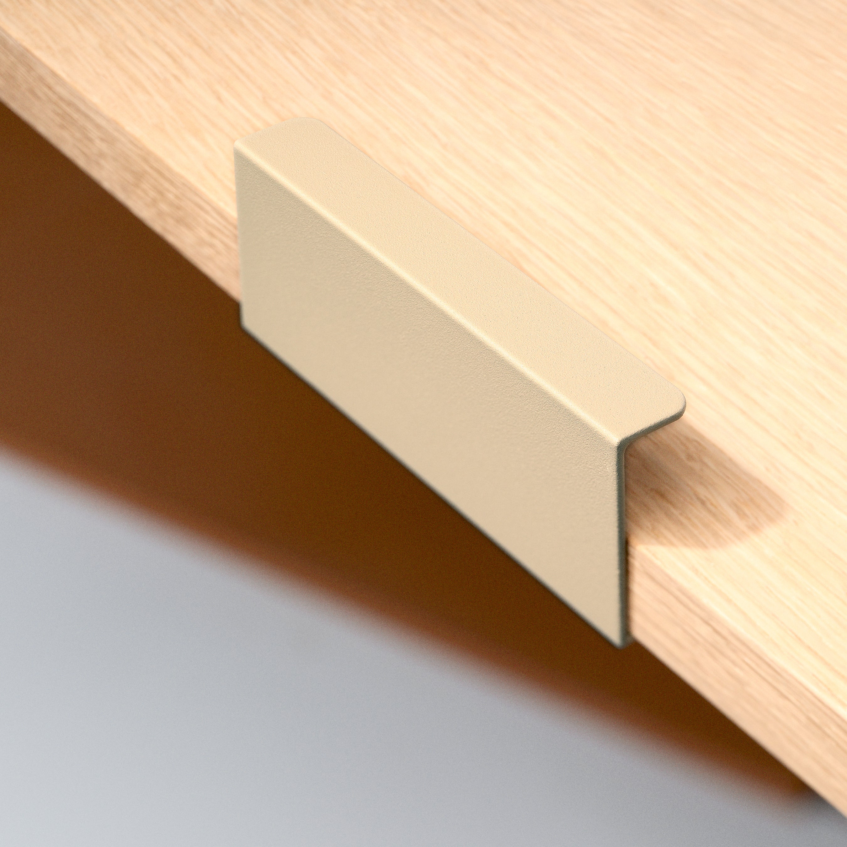 Toniton Hide 120 møbelhåndtak Greige 120 mm