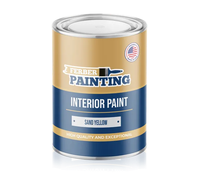 Ferber Painting Interior Paint interiørmaling sandgul dekkende