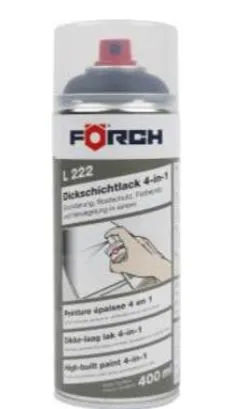 Forch L222 tykklagslakk sort R9005 400 ml spray