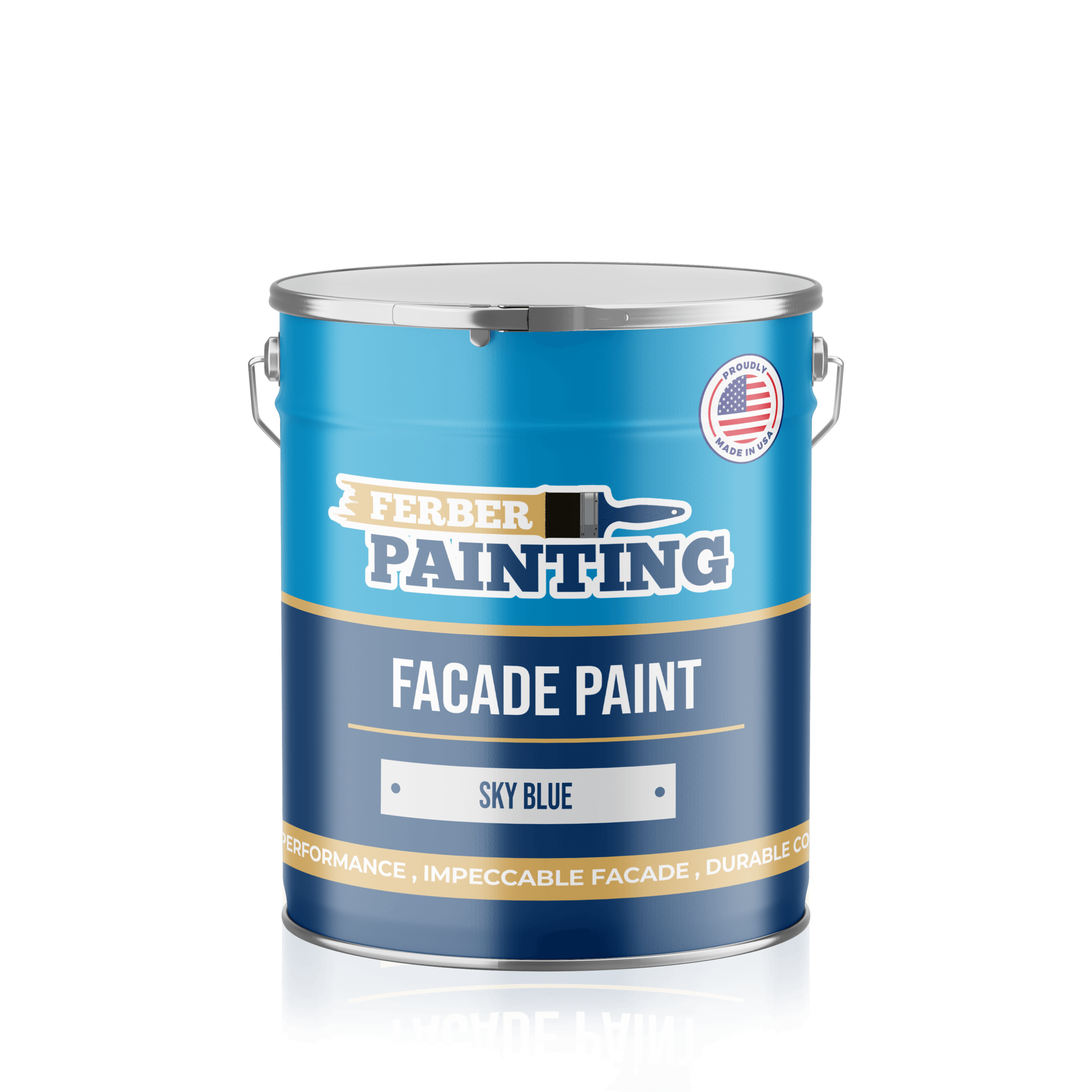 Ferber Painting fasademaling himmelblå værbestandig