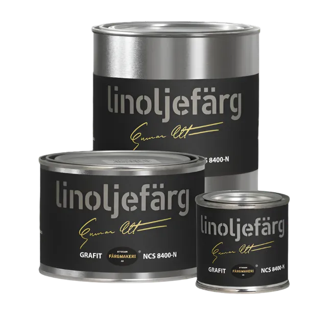 Ovolin Grafit linoljemaling for jern og blikk