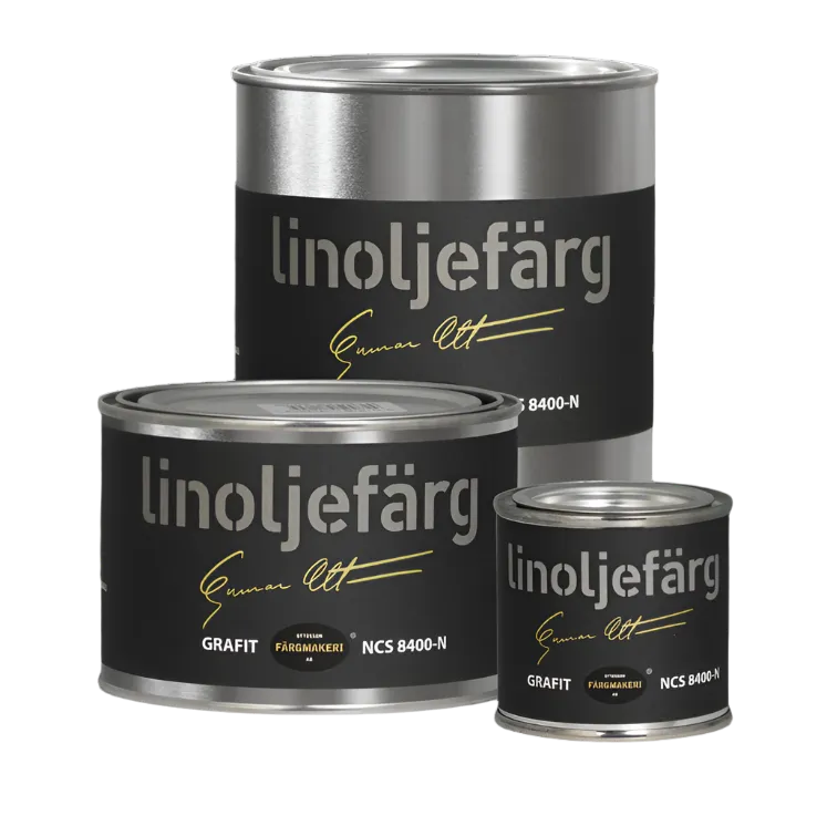 Ovolin Grafit linoljemaling for jern og blikk