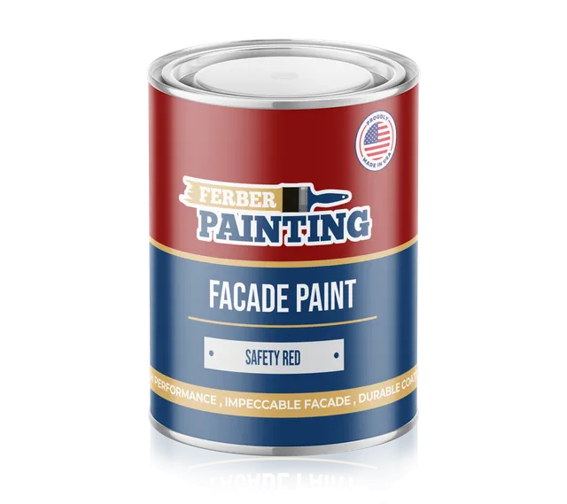 Ferber Painting fasademaling signalrød matt utendørs