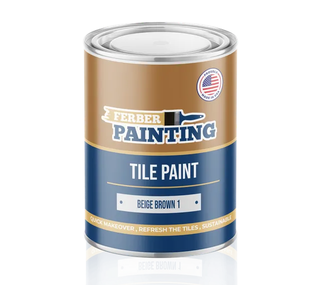 Ferber Painting flismaling beige brun vaskbar