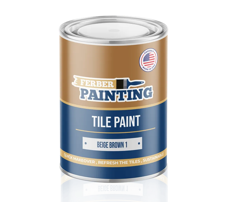 Ferber Painting flismaling beige brun vaskbar