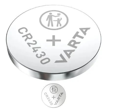CR2430 knappbatteri 3V litium lang levetid