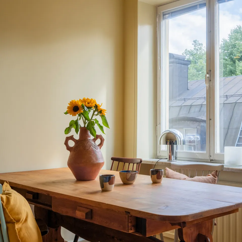 Toniton Lejonkulan 02 veggmaling 1 L gul helmatt