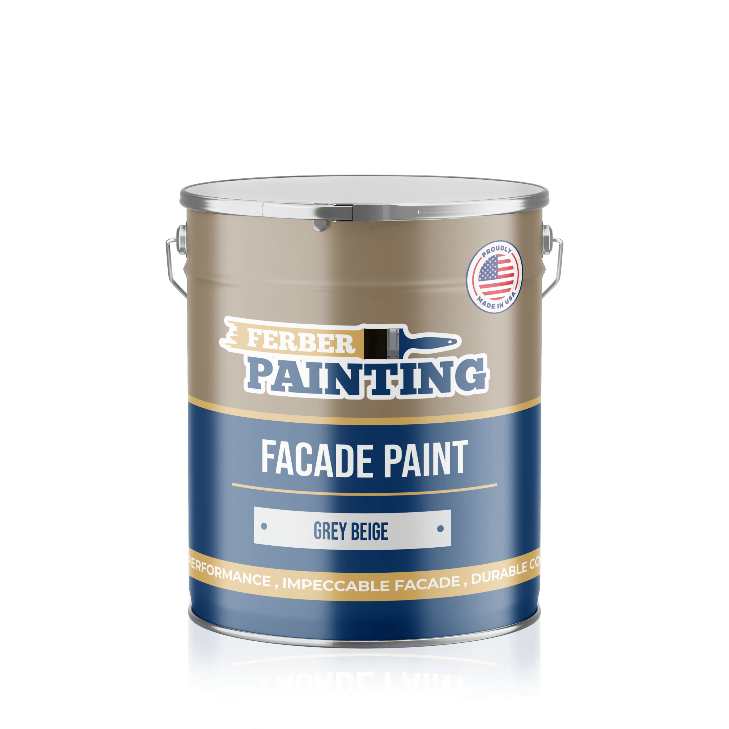 Ferber Painting fasademaling gråbeige matt utendørs