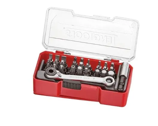 Teng Tools TJ1429 bitssett 29 deler 1/4" magnetisk