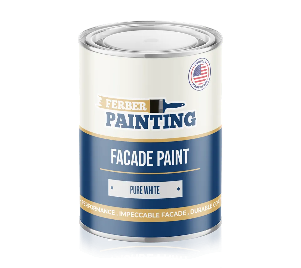 Ferber Painting fasademaling ren hvit 1 l matt