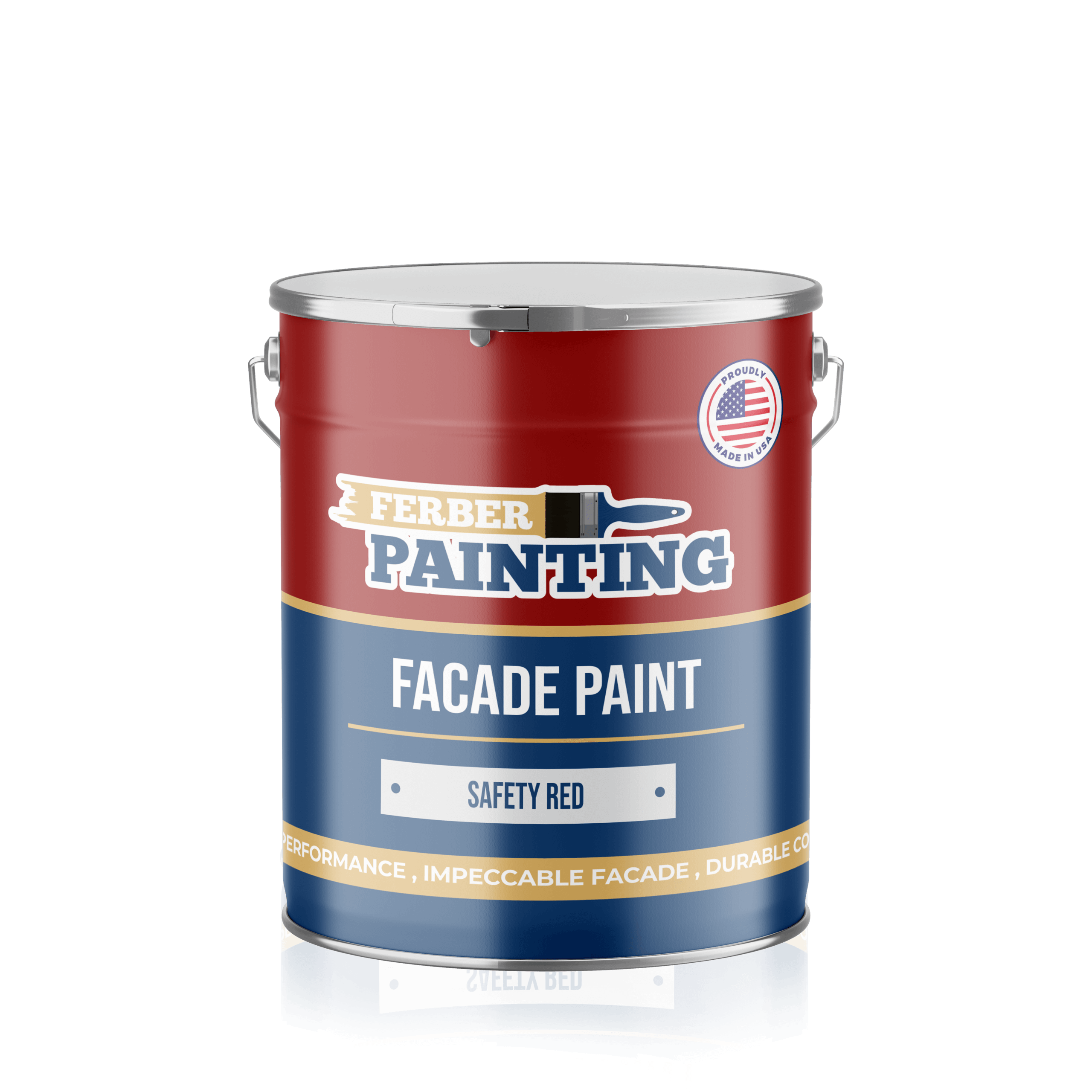 Ferber Painting fasademaling signalrød matt utendørs