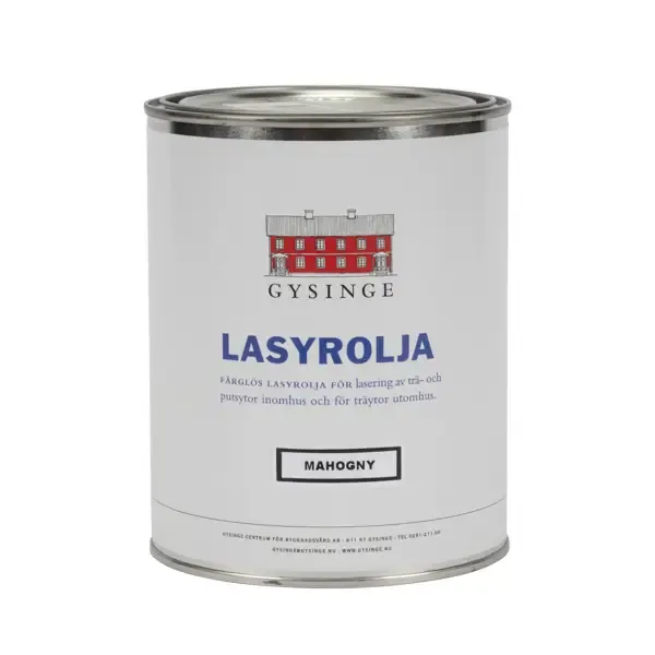 Gysinge mahognylasur lasurolje 1 L rødbrun