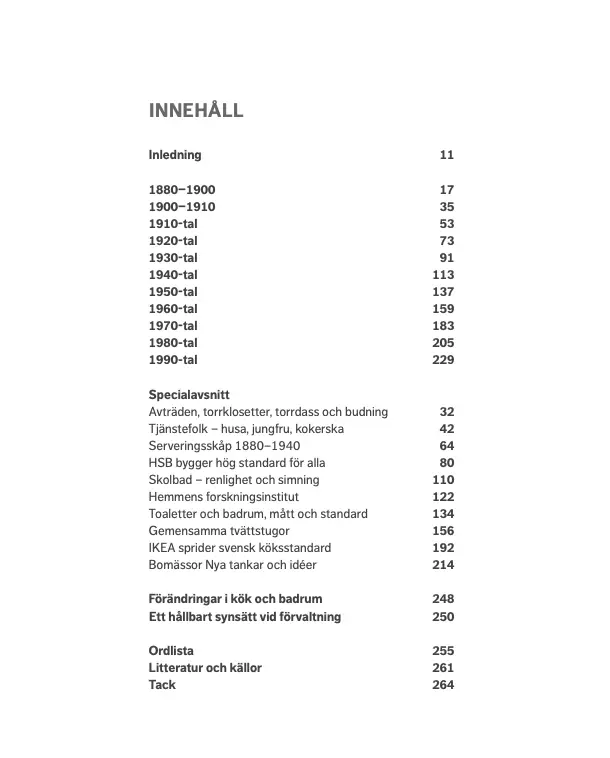 Gysinge bok tidstypiske kjøkken og bad 1880-2000