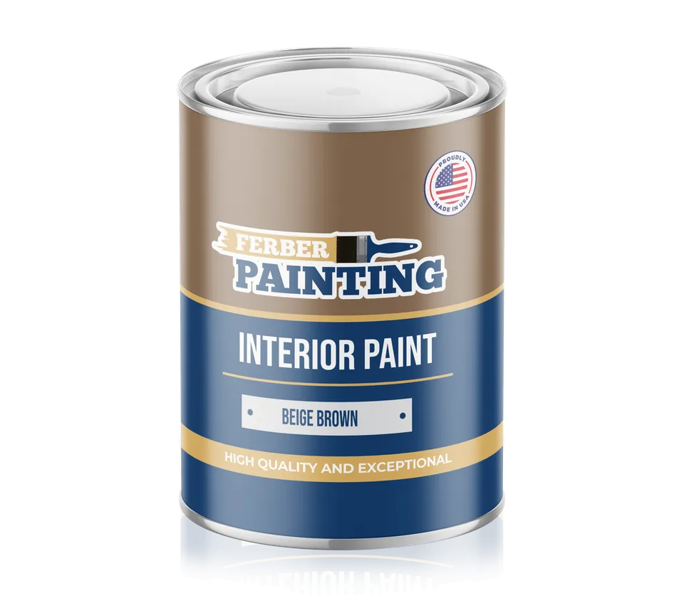 Ferber Painting interiørmaling beigebrun matt vaskbar