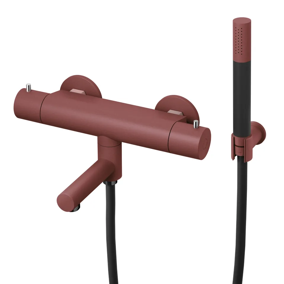 Toniton Arch badekarbatteri Reddish Brown 150cc termostat